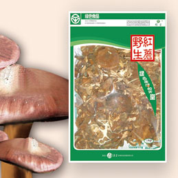 野生红蘑